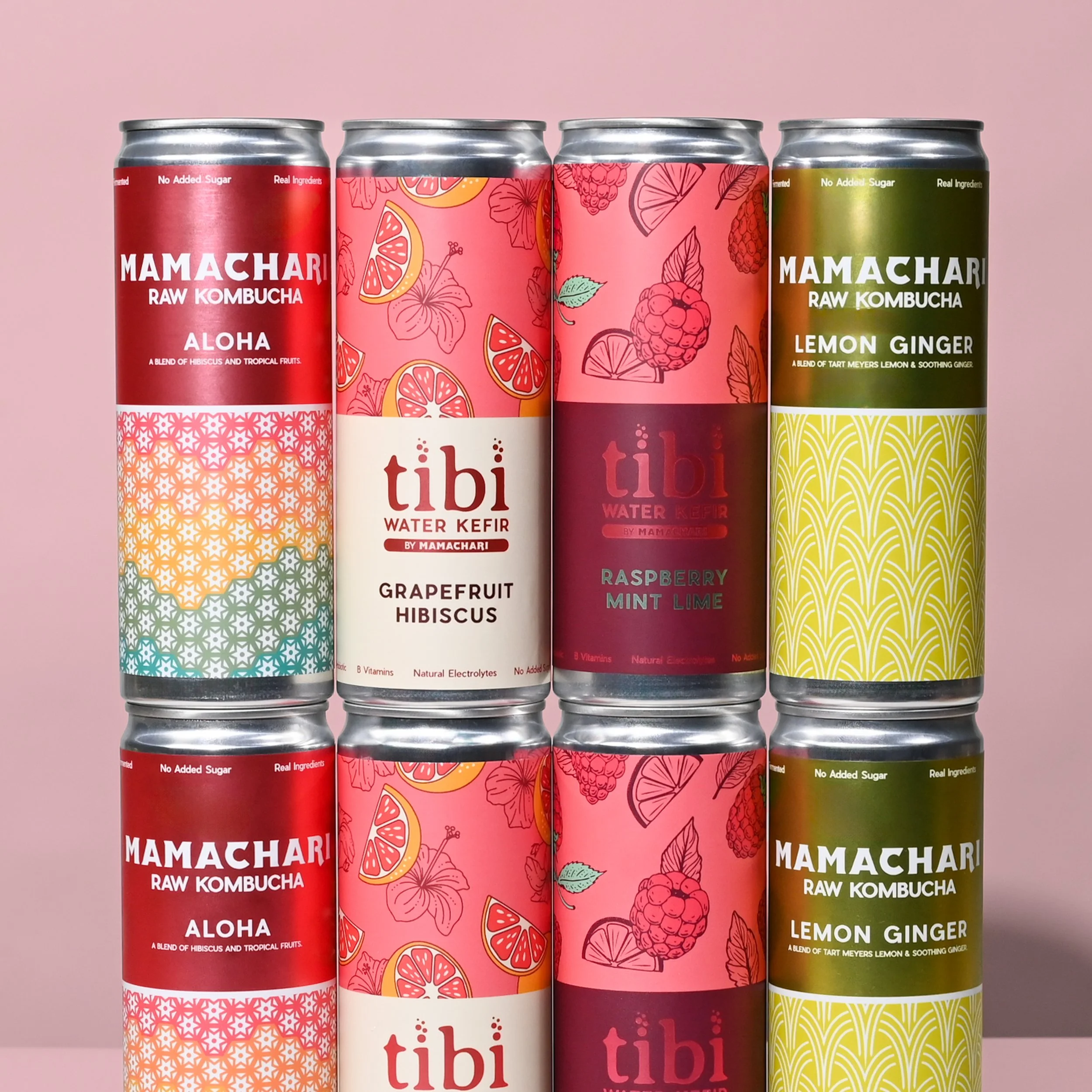 Kombucha and Kefir - 12 Pack Cans — Mamachari Kombucha